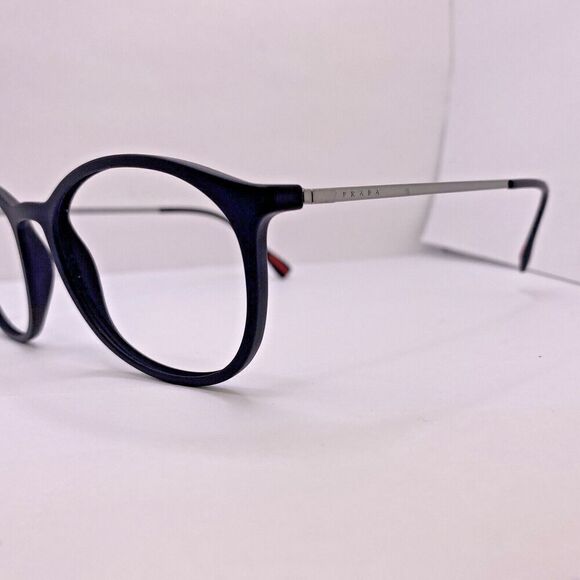 Prada Authentic Eyeglasses Frame VPS 04H DG0-1O1 53 [] 19 MM Rubber Matte Silver - Picture 2 of 12